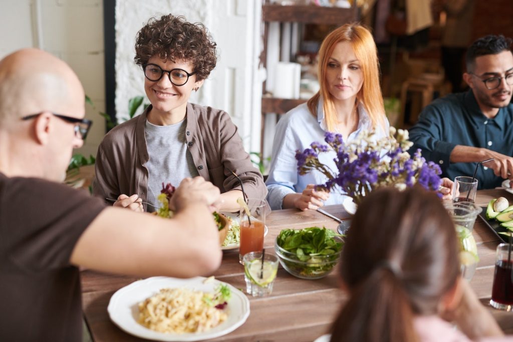 cibo per gli amici